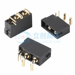 AMASS(艾迈斯)功率数据混合插头 金黑PCB弯插 板卧式 公头XT30PW(2+2)-M.G.B缩略图