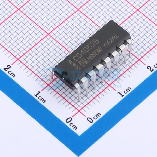 CD4052B 模拟开关 【插件】实物图