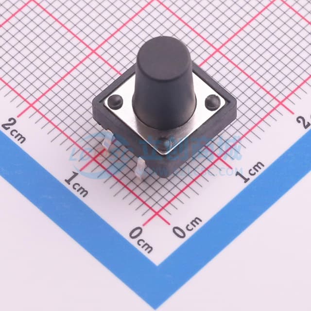 轻触开关12*12*13 插脚环保(1000/袋)实物图