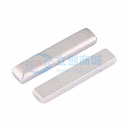 博众新材 SMT贴片铜片10*2*1mm 黄铜镀镍导电铜块 载流片铜条触点散热铜片 袋装 BTC-1021-BN01缩略图