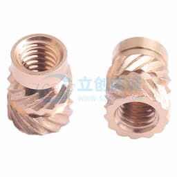众仪 土八热熔铜螺母 m4*8*7内螺纹*长度*外径缩略图