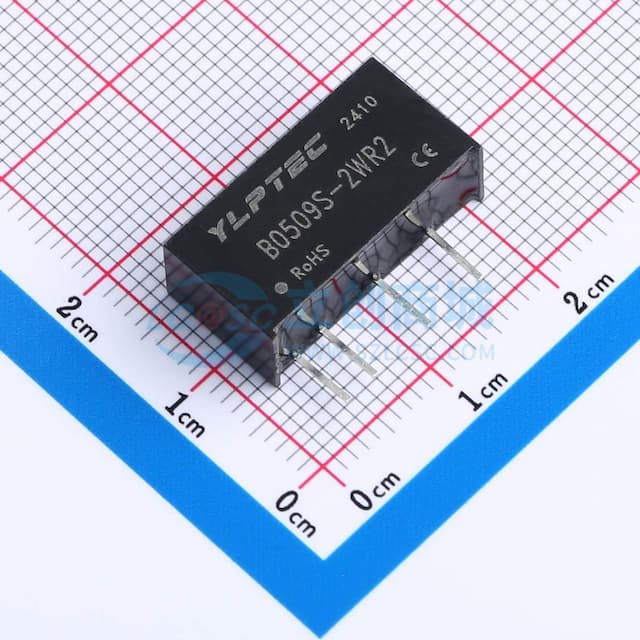 2W定电压输入隔离非稳压单路输出DC/DC电源模块实物图