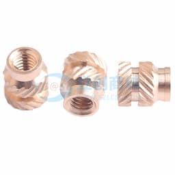 众仪 土八热熔铜螺母 m4*8*7内螺纹*长度*外径缩略图
