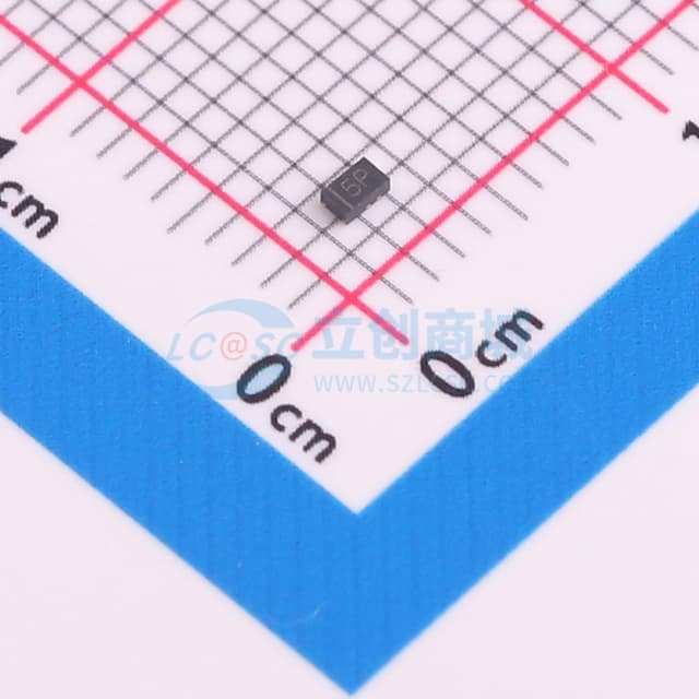 丝印:5P 单向ESD 5V截止 峰值浪涌电流：130A@8/20us实物图