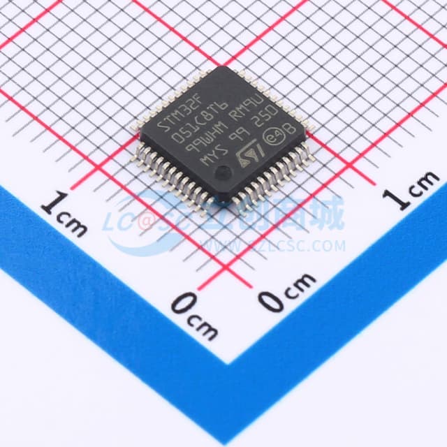 主流ARM Cortex-M0基本型系列MCU，具有64 KB Flash、48 MHz CPU、运动控制和CEC功能实物图