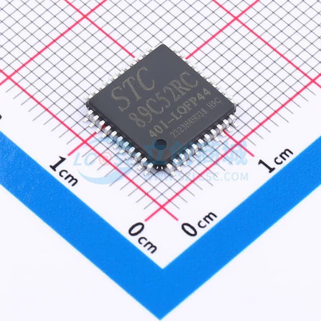 STC89C52RC-40I-LQFP44实物图