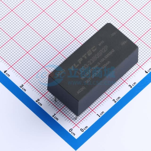 3W隔离稳压单路输出AC/DC电源模块实物图