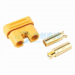 AMASS(艾迈斯)3件套 2功率针+4数据针混合70A大电流插头 母头AS150U(2+4)-F.G.Y缩略图