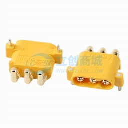 MR30PW20三芯PCB 弯插公金黄H=2mm缩略图