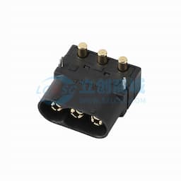 AMASS(艾迈斯)MR60PW 20A三芯PCB弯插头 镀金黑色 公头MR60PW-M.G.B缩略图