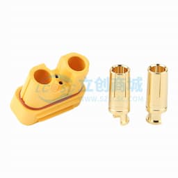 AMASS(艾迈斯)3件套 2功率针+4数据针混合70A大电流插头 母头AS150U(2+4)-F.G.Y缩略图