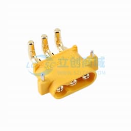 MR30PW20三芯PCB 弯插公金黄H=2mm缩略图
