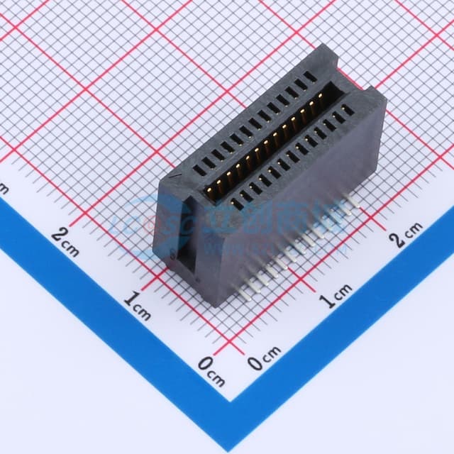 1.27mm P数:26P实物图