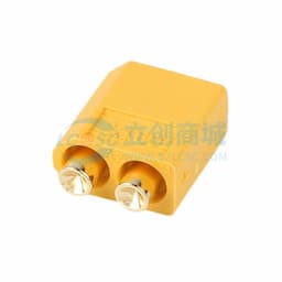 XT60PB 20A双芯PCB直插公金黄缩略图