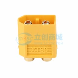 XT60PB 20A双芯PCB直插公金黄缩略图