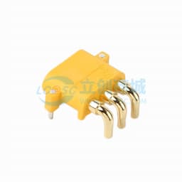 MR30PW20三芯PCB 弯插公金黄H=2mm缩略图