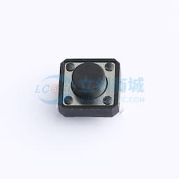 轻触开关12*12*6.5mm插件四脚DIP圆柄250gf 【轻触】缩略图