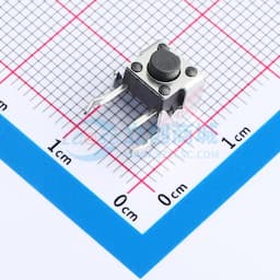 轻触开关6*6*5.0mm带支架插件四脚侧按250gf 【轻触】缩略图