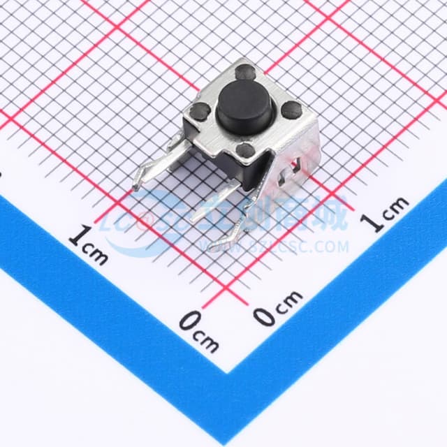 6*6*5mm 卧插 轻触开关 【轻触】实物图