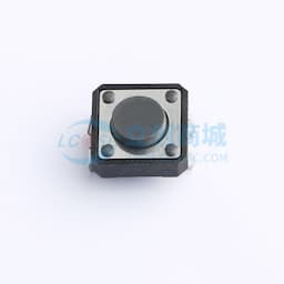 轻触开关12*12*5.0mm插件四脚DIP圆柄250gf 【轻触】缩略图