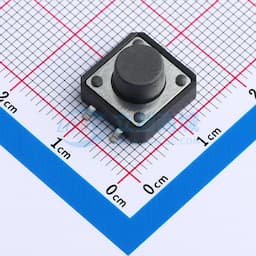 轻触开关12*12*7.0mm贴片四脚圆柄250gf缩略图