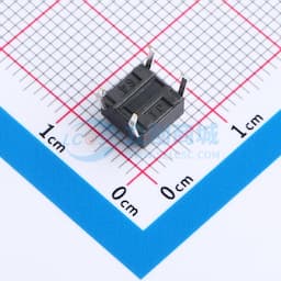轻触开关6*6*4.3mm插件四脚DIP圆柄黑柄250gf 【插件】缩略图