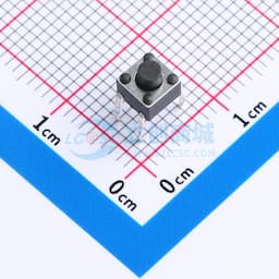 轻触开关4.5*4.5*7.0mm四脚插件圆柄正按250gf 【插件】缩略图