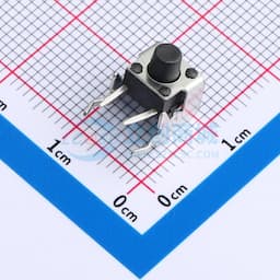 轻触开关6*6*6.5mm带支架插件四脚侧按250gf 【轻触】缩略图