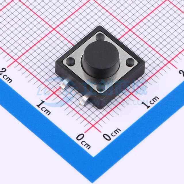 12*12*6.0mm 立贴 轻触开关实物图