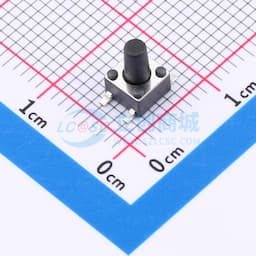 轻触开关4.5*4.5*7.0mm贴片四脚正按圆柄250gf缩略图
