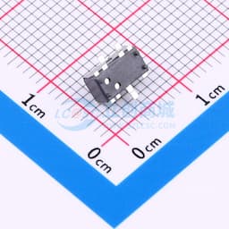 小型微动开关 3脚贴片 圆黑柄 自复位缩略图