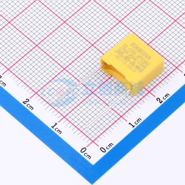 10nF ±10% 275V 305V 310V 等级:X2 【插件】实物图
