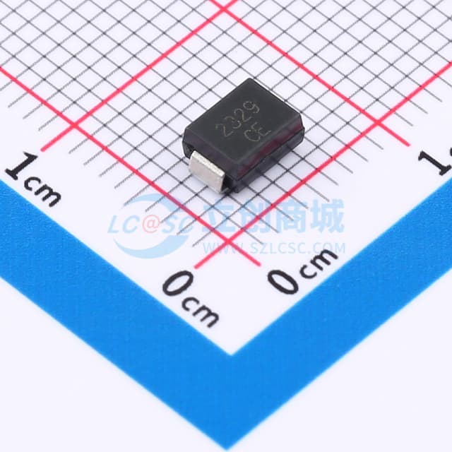 双向TVS 26V截止 峰值浪涌电流：14.2A实物图