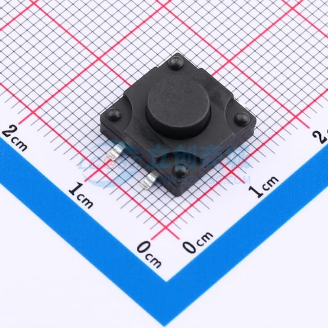 12*12*5.5mm 立贴 180GF 防水IP67 轻触开关实物图