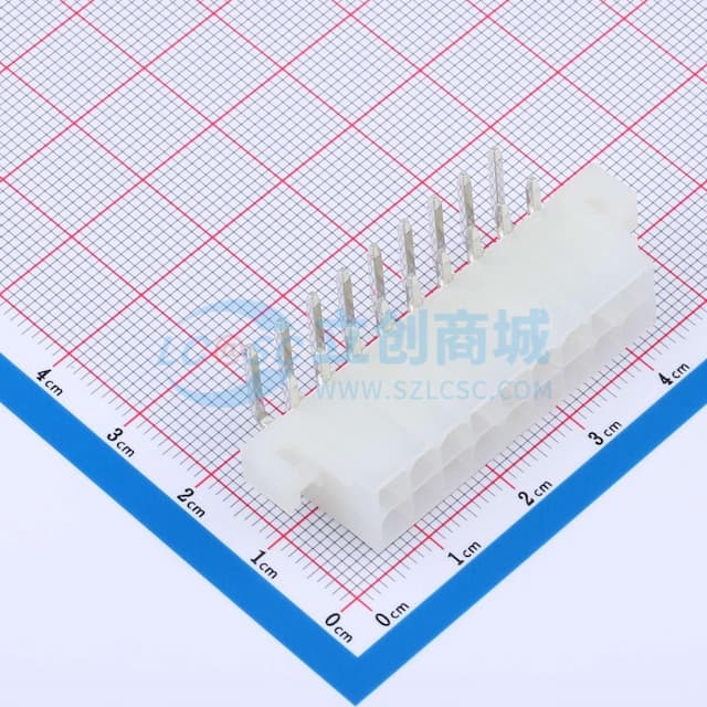 2x9P 间距:4.2mm 弯插实物图