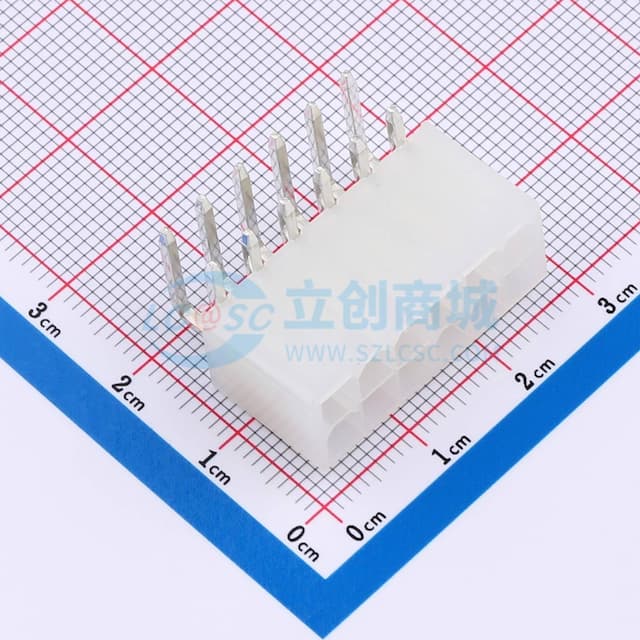 2x6P 间距:4.2mm 弯插实物图
