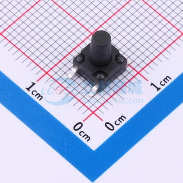 6*6*9.5mm 立贴 180GF 防水IP67 轻触开关实物图