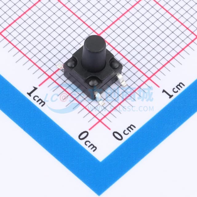 6*6*8.5mm 立贴 180GF 防水IP67 轻触开关实物图