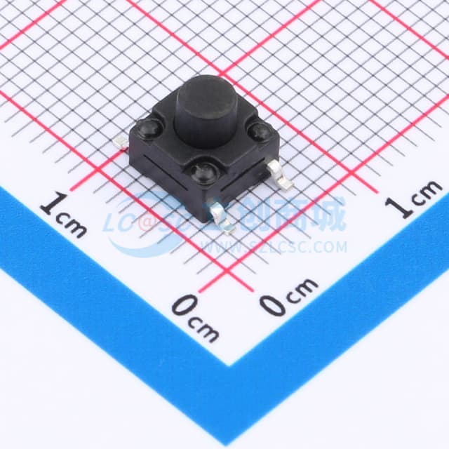 6*6*6.0mm 立贴 180GF 防水IP67 轻触开关实物图