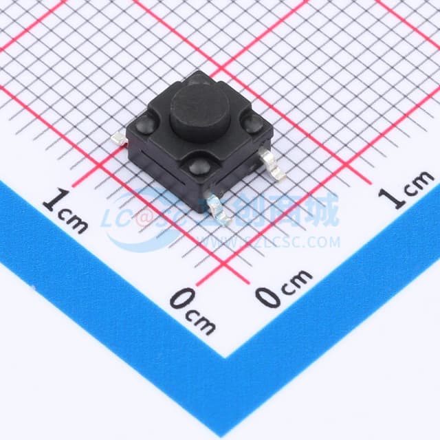 6*6*5.0mm 立贴 180GF 防水IP67 轻触开关实物图