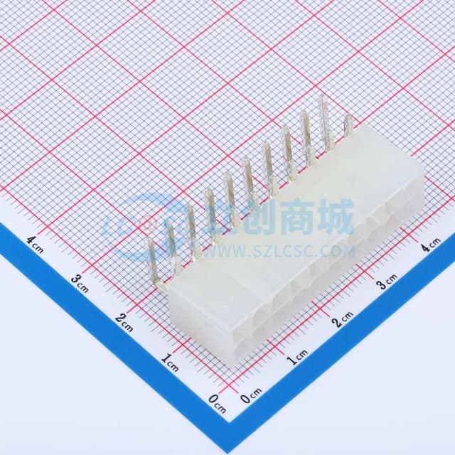 2x10P 间距:4.2mm 弯插实物图