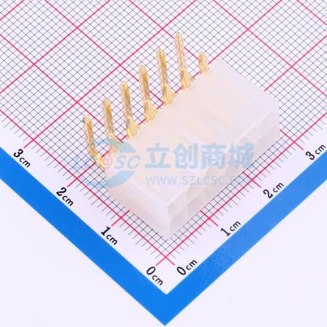2x6P 间距:4.2mm 弯插实物图
