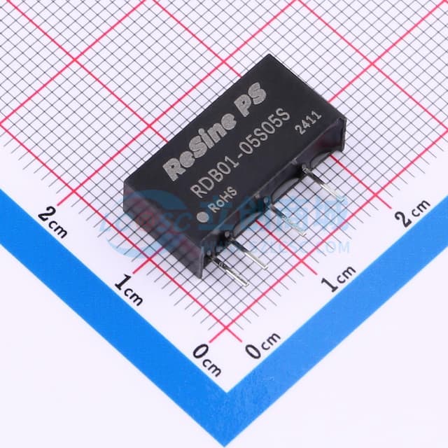 1W定电压输入隔离稳压输出电源模块实物图