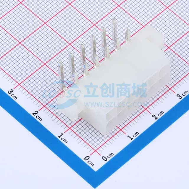 2x6P 间距:4.2mm 弯插实物图