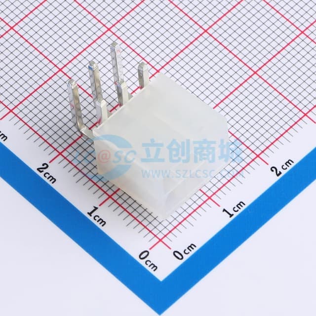 2x3P 间距:4.2mm 弯插 系列:Mini-Fit(MX 4.2)实物图