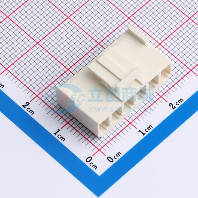 1x6P 3.96mm实物图