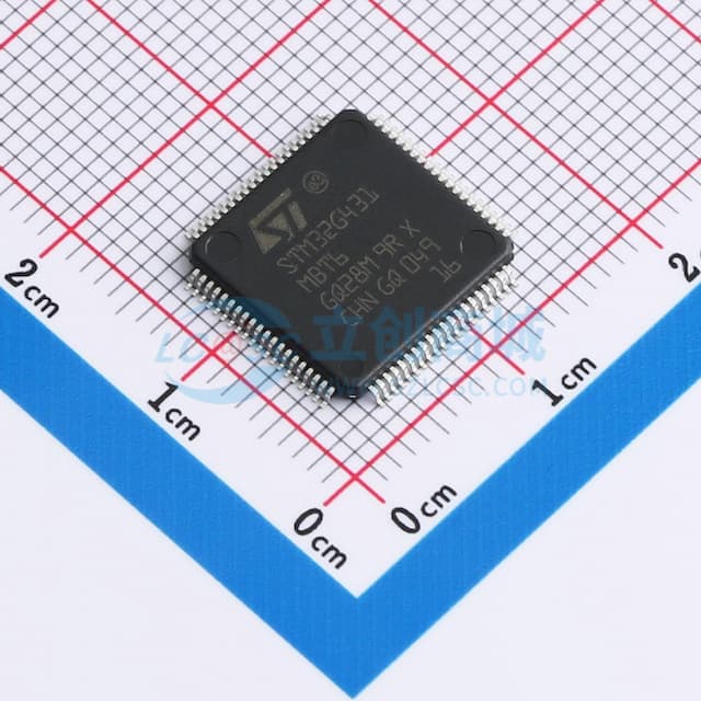 带DSP和FPU的170MHz主流ARM Cortex-M4 MCU，具有128 KB Flash存储器、数学加速器和中等模拟电平集成实物图