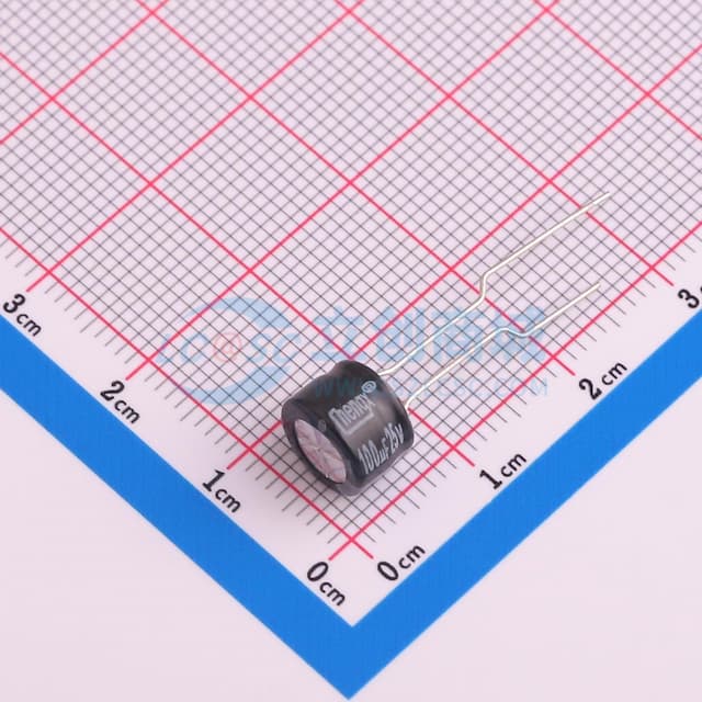 100uF ±20% 25V实物图