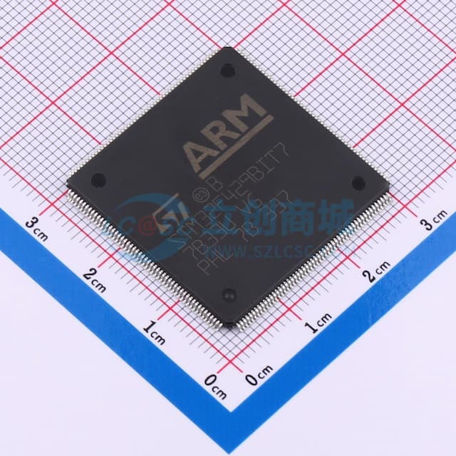 带DSP和FPU的高性能高级系列ARM Cortex-M4 MCU，具有2 MB Flash、180 MHz CPU、ART加速器、Chrom-ART加速器、TFT、带SDRAM的FMC和TFT实物图
