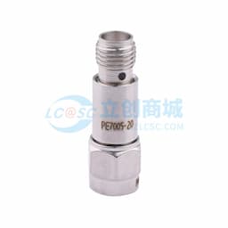 20dB固定式衰减器,SMA公头转SMA母头,钝化不锈钢主体,额定功率2W,DC~18GHz缩略图